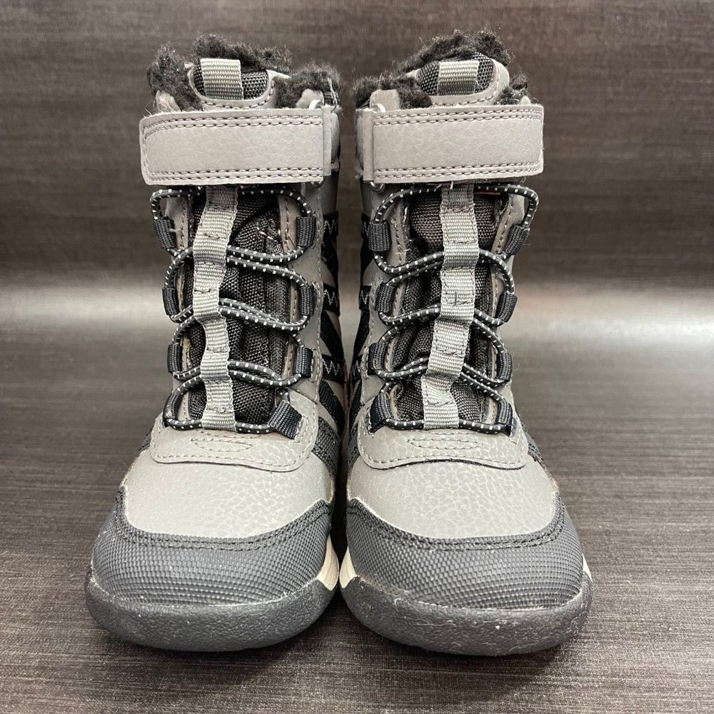 Merrell Snow Crush 2.0 Waterproof Boots Youth Toddler Kids Size 6 Black Shoes - Picture 6 of 10